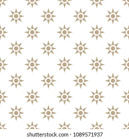 Seamless geometric pattern. Geometric ornament for elegant design in retro style. Repeating and editable vector illustration file. Can be used for prints, wallpapers, textiles, fabrics, wrapping paper