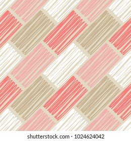 Seamless geometric pattern. Parquet and linoleum texture. Stripes texture. Textile rapport.
