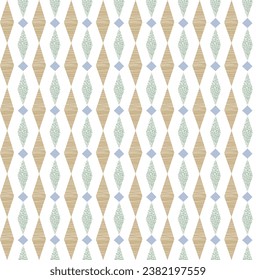 Seamless Geometric Pattern, Pastel Colorm Diamond Shape- Geometric pattern design