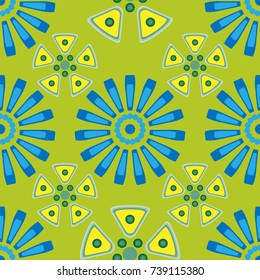 Seamless geometric pattern in pastel colors. Vector illustration