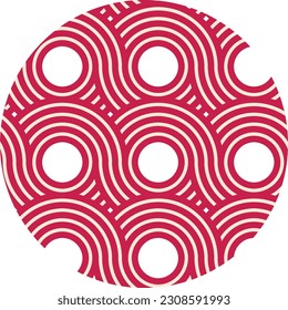 Seamless geometric pattern. people can visit all over the world