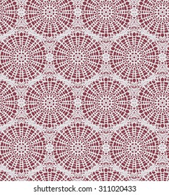 seamless geometric pattern in perforated paper style