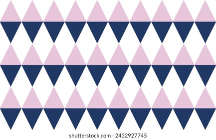 seamless geometric pattern with pink blue seamless repeat triangles diamond pattern