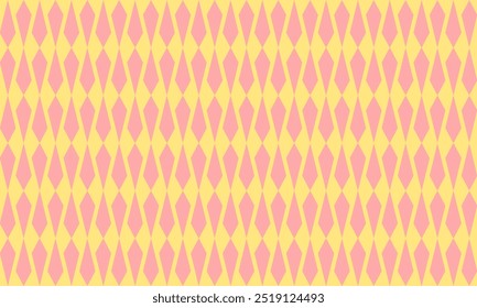 seamless geometric pattern, seamless geometric pattern with pink strip diamond vertical column strip on yellow background checkerboard repeat pattern, replete image, design for fabric printing
