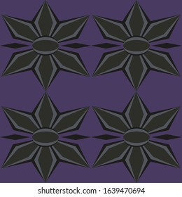 Seamless geometric pattern in pop art design. Vector art.