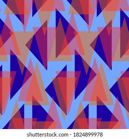 Seamless geometric pattern. Print for textiles and paper. Vector illustration.