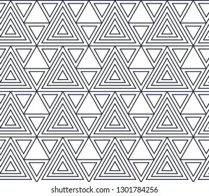 Seamless geometric pattern. Geometric print. Vector repeating texture.