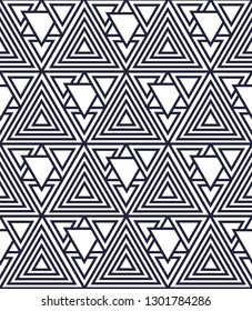 Seamless geometric pattern. Geometric print. Vector repeating texture.