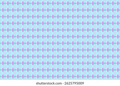 Seamless geometric pattern. Purple, pink and blue background with rhombus texture. Endless flat vector design.