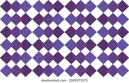 padrão geométrico sem costura, padrão geométrico sem emenda roxo, tom roxo Diamante xadrez tira repita padrão, imagem completa, em design de fundo branco isolado para impressão de tecido