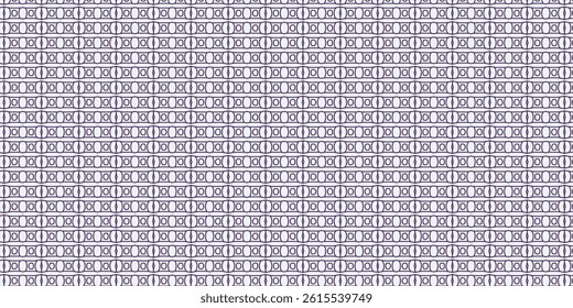 Seamless Geometric Pattern in Purple Tones - Retro Digital Style