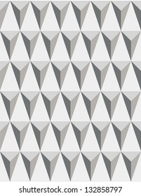 Seamless geometric pattern with pyramids