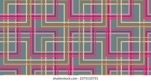 Seamless geometric pattern with rectangles and lines. Perfect for various designs, including backgrounds, textiles, and stationery. Vector illustration