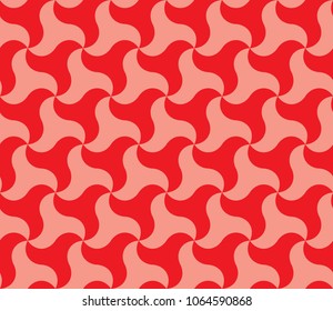 seamless geometric pattern in red color. background, vector, illustration