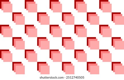 Bloque rectangular rojo y rosado del patrón geométrico inconsútil, modelo inconsútil, modelo geométrico inconsútil Abstractas. Geometría textura de la rejilla de sombra roja y rosa. Bloque de mosaico elegante