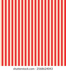 Seamless geometric pattern with red stripes. Vector red Valentines day background.