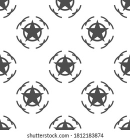 Seamless with geometric pattern repeating background vector.