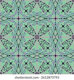seamless geometric pattern with repeating diamond and triangular shapes in dark blue,purple on light background.design for tile,ceramics,fabric,textile,wallpaper,background,carpet. 