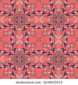 motif géométrique harmonieux avec losange répétitif et formes triangulaires en bleu foncé, gris sur fond clair.conception pour carrelage, céramique, tissu, fond d'écran, arrière-plan, tapis