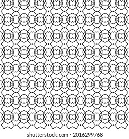 seamless geometric pattern with repeating elements.Black and white pattern.
