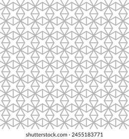 Seamless geometric pattern, repeating monochrome vector pattern design, on white background