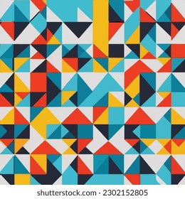 patrón geométrico transparente con formas repetidas