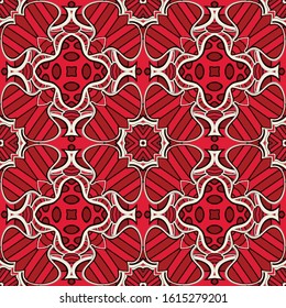 Seamless geometric pattern. Repeating texture for printing on wrapping paper, fabric, posters. Abstract background
