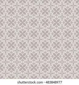 Seamless geometric pattern, repeating texture. Seamless line background. Contemporary graphic design, ethnic arabic, indian, turkish monochrome ornament.