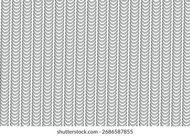 Padrão geométrico contínuo com divisa vertical repetida e vetor de elementos de curva