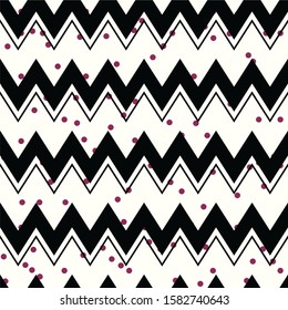 Seamless geometric pattern of retro colors. Seamless chevron background. Vector. Vintage Wallpaper, print packaging, textiles