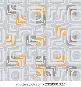 Seamless geometric pattern of retro colors. Seamless chevron background. Vector. Vintage Wallpaper, print packaging, textiles