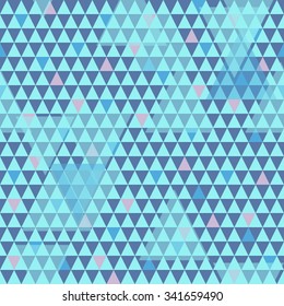 Seamless geometric pattern in retro colors.
