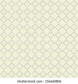 Seamless geometric pattern in retro style on a grunge background