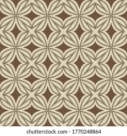 Seamless geometric pattern in retro style. Vector illustration