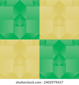 Seamless geometric pattern in retro style. Graphic design of abstract background with surreal motif. Simple geometric print for wallpaper, paper, textiles. Vector illustration.