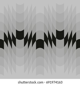 Seamless geometric pattern in retro style.