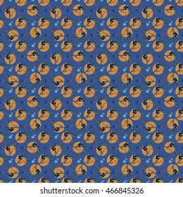 Seamless geometric pattern revolutionary whirlwind hand drawn background, vector. 