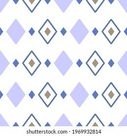 Seamless geometric pattern of rhombuses. Vector stock illustration eps10. 