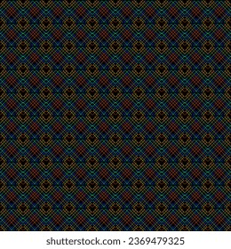 Seamless geometric pattern with rhombuses. Vector illustration.