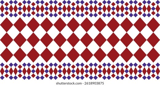 Seamless geometric pattern with rhombuses. Vector illustration.