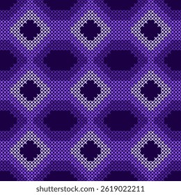 Seamless geometric pattern with rhombuses. Vector illustration.