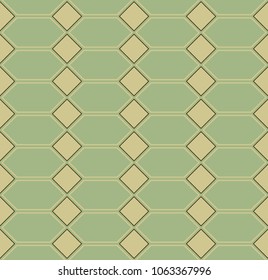 seamless geometric pattern with rows of diamonds