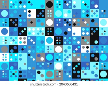 seamless geometric pattern with shapes