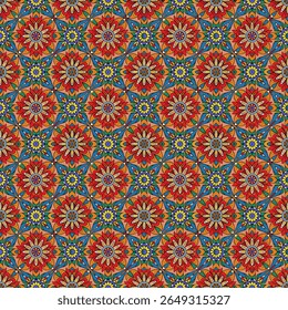 seamless geometric pattern with geometric shapes