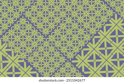 seamless geometric pattern with shapes on purple background