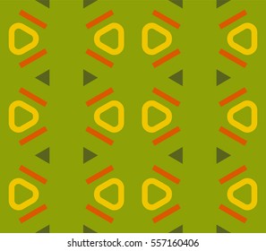 Seamless Geometric Pattern Shapes Texture Ethnic