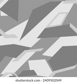 Patrón geométrico de las formas, que no es de fiar. Impresión de vinilo y calcomanía. Ilustración del vector