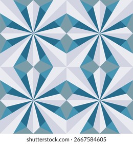 Seamless geometric pattern with shapes. Winter mandala vector background. Decorative geometric ornament. Tile with ornament. polygonal design