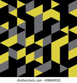 Seamless geometric pattern with sharp corners