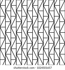 Seamless geometric pattern - simple design. 